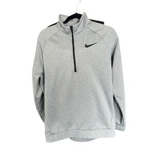Nike Dri-Fit 1/4 Zip Pullover Gray Mens LT Tall Golf Training Athletic V13